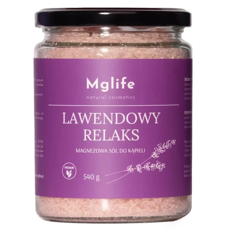 Mglife Lavanda Relaxare Magnesiu sare de baie, 540 g — preț și oferte