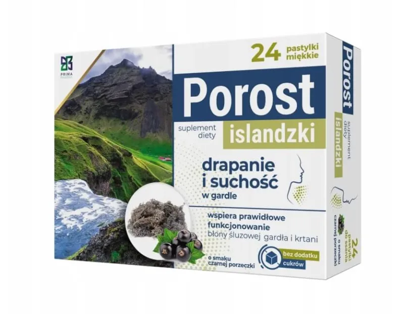 Lichen islandez fără zahăr, 24 pastiluțe — preț și oferte