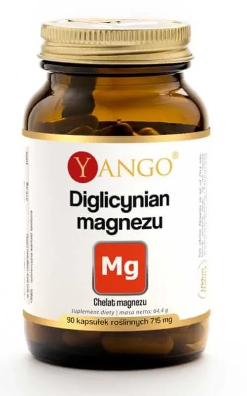 Diglicinat de magneziu 90 capsule Yango — preț și oferte