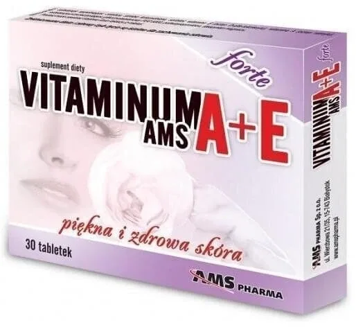 Vitaminum A+E AMS Forte 30 comprimate — preț și oferte