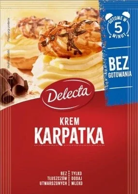 Crema Delecta "Karpatka" în 5 minute 136 g — preț și oferte