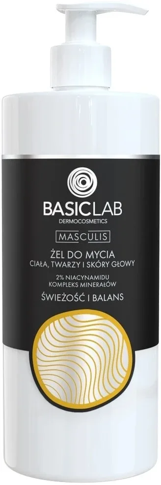 BasicLab Masculis Gel de spălare pentru corp, față și scalp ... — preț și oferte