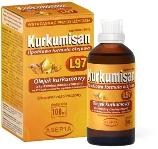Asepta Kurkumisan L97 Ulei de turmeric cu piperină și ... — preț și oferte