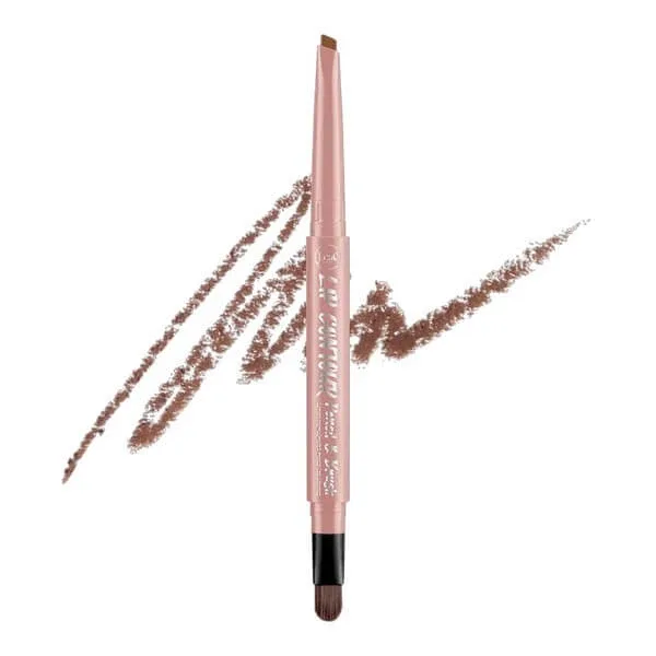 J.Cat Beauty Lip Contour Pencil &amp; Brush, creion de buze automat cu perie 207 Toffee, 0.22 g — preț și oferte