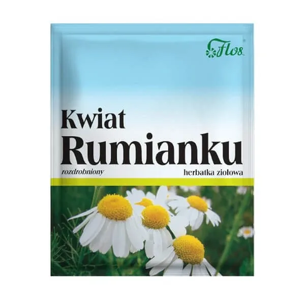Flos, Mușețel, flori zdrobite, ceai din plante, 50 g — preț și oferte