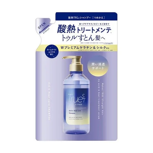 Truest by S Free Acid &amp; Heat Care Shampoo, șampon regenerant, refill, 400 ml — preț și oferte