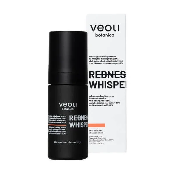 Veoli Botanica Redness Whisperer, ser calmant și răcoritor pentru capilare, 30 ml — preț și oferte