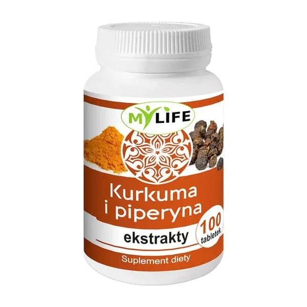 Turmeric și piperină, extracte, comprimate, 100 buc. (DDB) — preț și oferte
