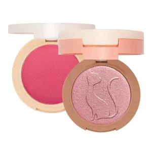 J.Cat Beauty 2 în 1 Piece of Cake Blush + Highlighter, blush și highlighter 2 în 1 104 Having Fairy Good Day, 12.1 g