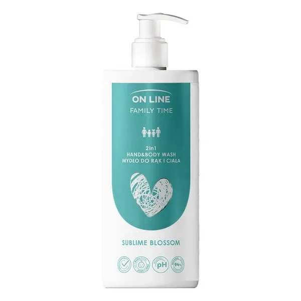 On Line Family Time, săpun 2 în 1 Sublime Blossom, 500 ml — preț și oferte