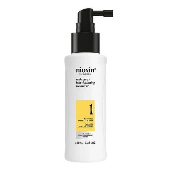 Nioxin System 1 Scalp Care + Hair Thickening Treatment, ser de volum pentru păr, 100 ml — preț și oferte