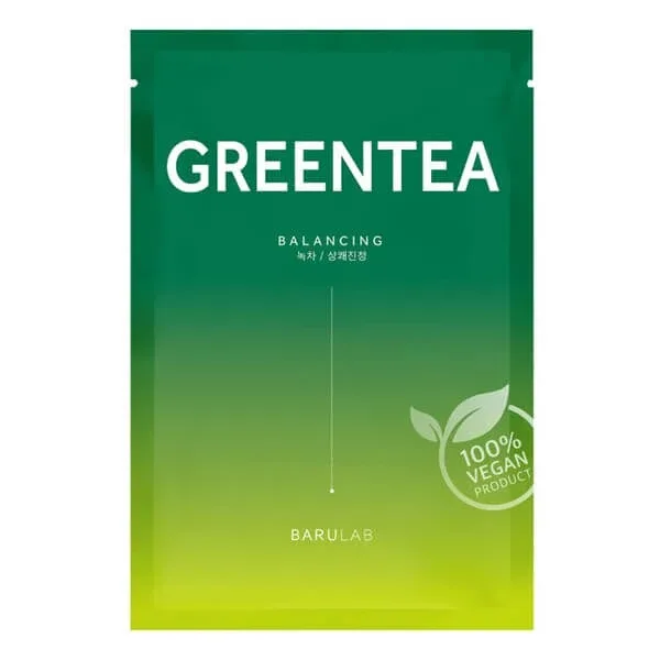 Barulab Green Tea, mască de foi cu ceai verde, 23 g — preț și oferte