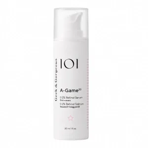 Geek &amp; Gorgeous A-Game 20, ser antirid cu retinal 0,2% și ectoină, 30 ml