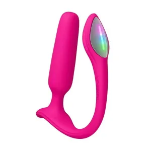 Lovense Anal Lush, vibrator anal controlat prin aplicație, roz, 1 buc.