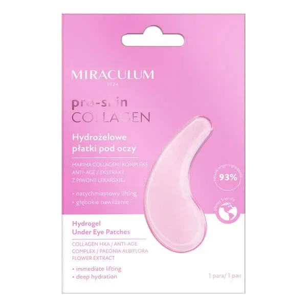Miraculum Pro-Skin Colagen, plasturi hidrogel pentru ochi, 1 pereche — preț și oferte