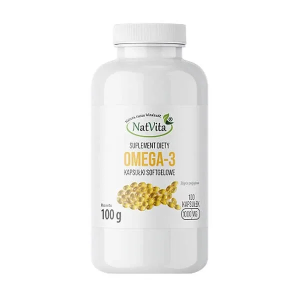 NatVita, Omega 3 1000 mg, capsule softgel, 100 buc. — preț și oferte