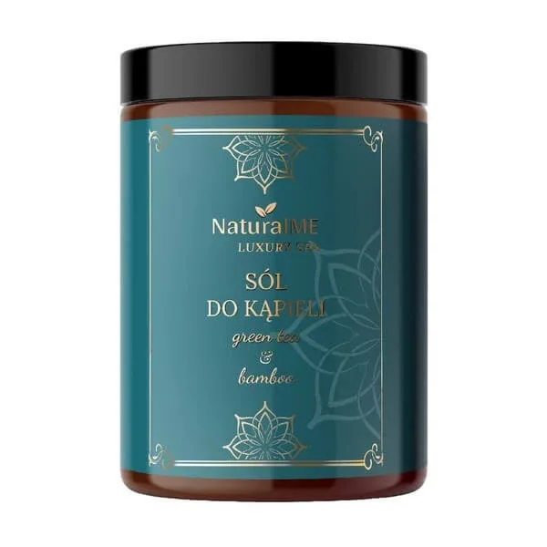 NaturalME Luxury SPA, sare de baie, ceai verde&amp;bambus, 460 g — preț și oferte