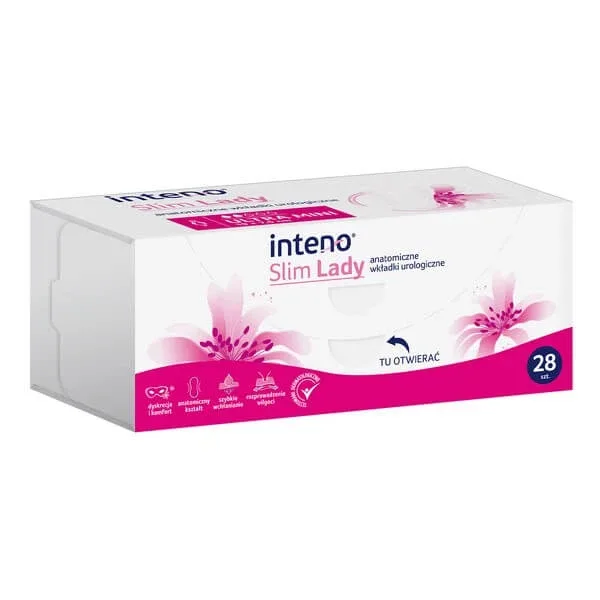 Inteno Slim Lady, tălpi anatomice urologice, Ultra Mini, 28 buc. — preț și oferte