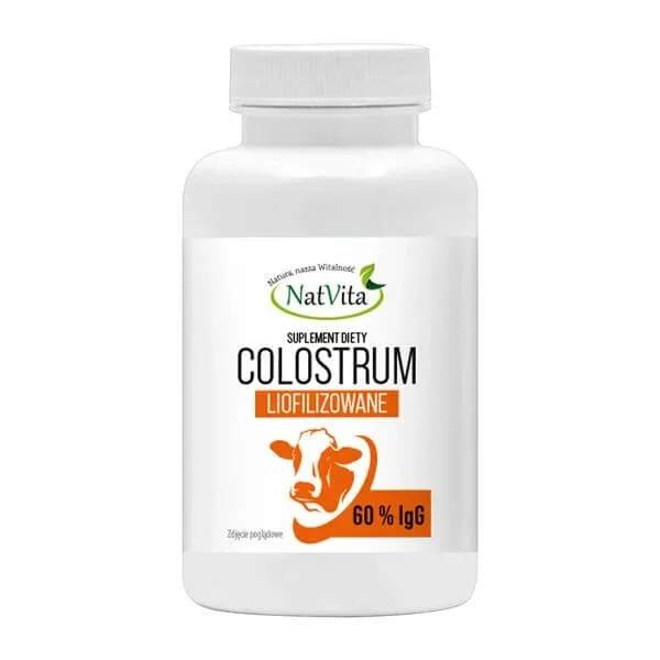 Colostru liofilizat 60% IgG, pulbere, 50 g — preț și oferte