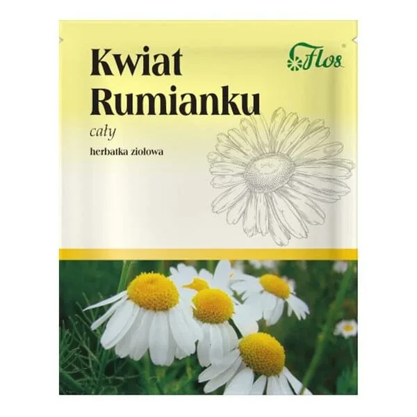 Flos, Mușețel, floare întreagă, ceai din plante, 50 g — preț și oferte