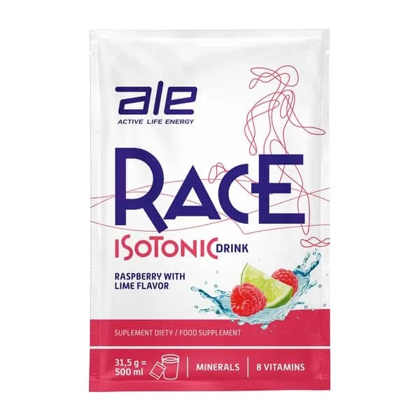 Ale Race Isotonic Drink Raspberry &amp; Lime Flavor, pulbere, 31.5 g — preț și oferte