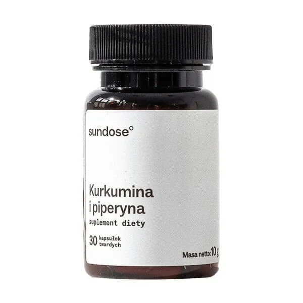 Sundose Turmeric și piperină, capsule tari, 30 buc. — preț și oferte