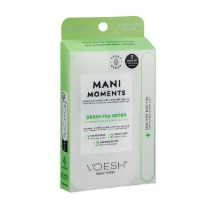 Voesh, Mani Moments, set manichiură dublă, Green Tea Detox, 7 buc.