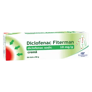 Diclofenac Fiterman 10mg/g x 1 crema | 50g