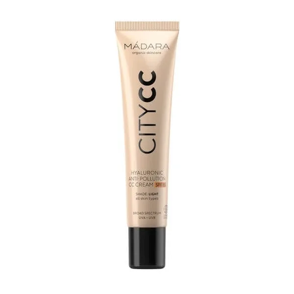 Madara Hyaluronic Anti-Pollution CC Cream SPF 15, cremă colorată, Bej deschis, 40 ml — preț și oferte