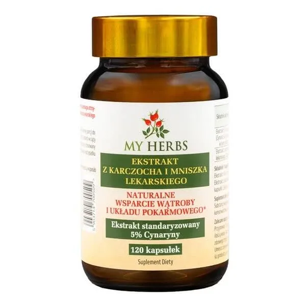 My Herbs Extract de anghinare și păpădie, capsule, 120 buc. — preț și oferte