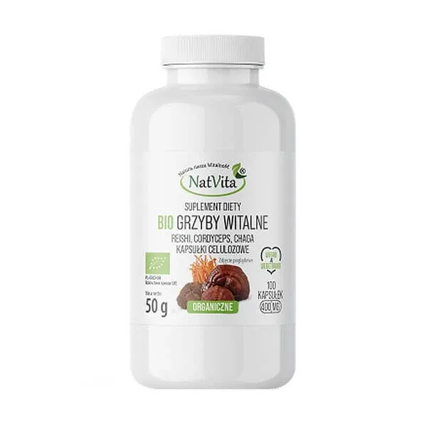 NatVita Bio Vital Ciuperci, capsule, 100 buc. — preț și oferte