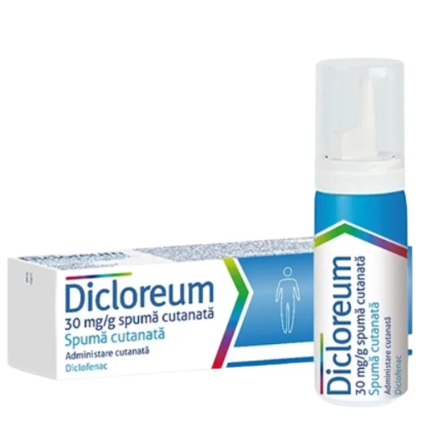 Dicloreum spuma cutanata, AlfaSigma | 50 g — preț și oferte