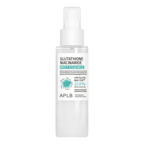 APLB Glutathione Niacinamide Mist Essence, brumă-ezență de iluminare facială cu glutation și niacinamidă, 105 ml — preț și oferte