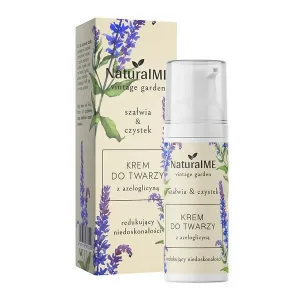 NaturalME Vintage Garden, cremă de față cu azeloglycine, salvie &amp; purgativ, 50 ml