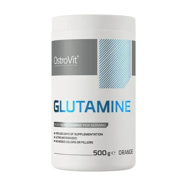 OstroVit Glutamine, pulbere, aromă de portocale, 500 g — preț și oferte