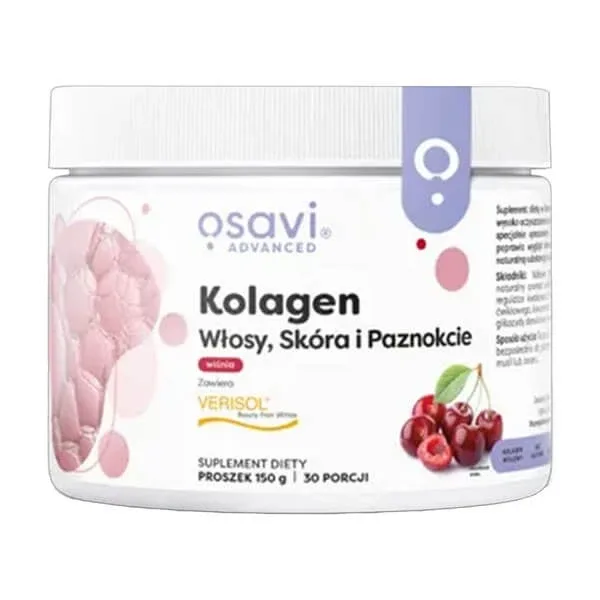 Osavi Colagen păr, piele și unghii, pulbere, aromă de cireșe, 150 g — preț și oferte