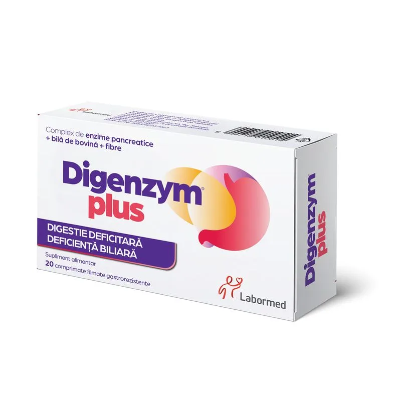 Digenzym Plus, Labormed | 20 comprimate — preț și oferte