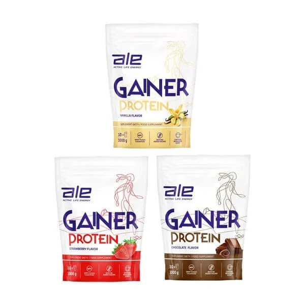 Set de 3 x ALE Gainer Protein — preț și oferte