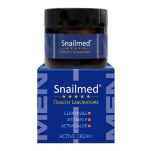 Snailmed, cremă de față lipoactivă pentru bărbați cu ceramide, aloe vera și vitamina E, 60 ml