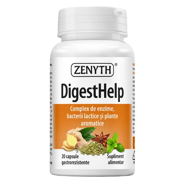 DigestHelp, Zenyth | 20 capsule — preț și oferte