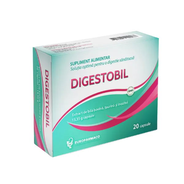 Digestobil, Eurofarmaco | 20 capsule — preț și oferte
