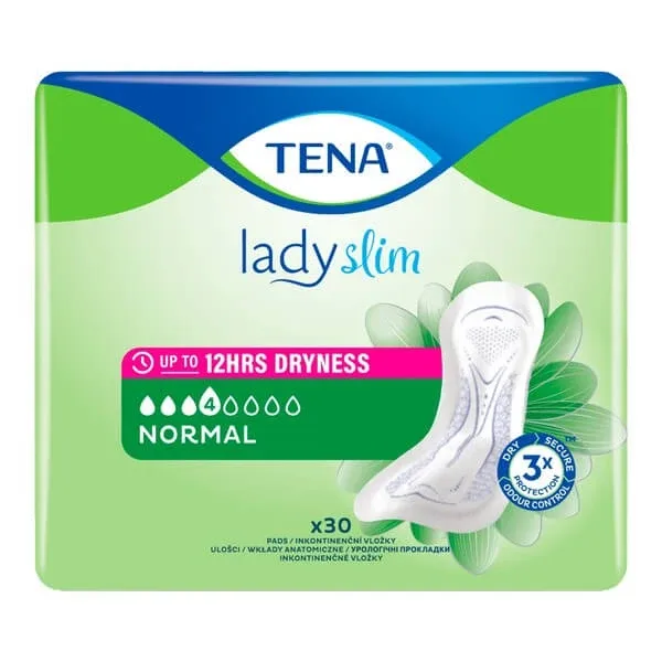 TENA Lady Slim Normal, tălpi anatomice, 30 buc. — preț și oferte