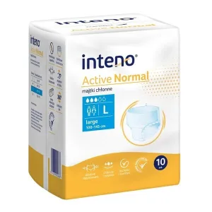 Inteno Active Normal, chiloți absorbanți, mărimea L, 10 buc.