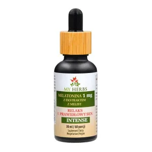 My Herbs Melatonină cu extract de melissa, picături, 30 ml