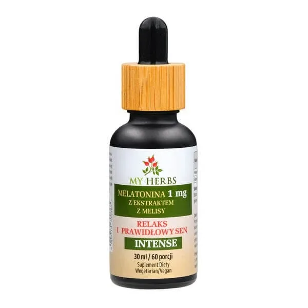 My Herbs Melatonină cu extract de melissa, picături, 30 ml — preț și oferte