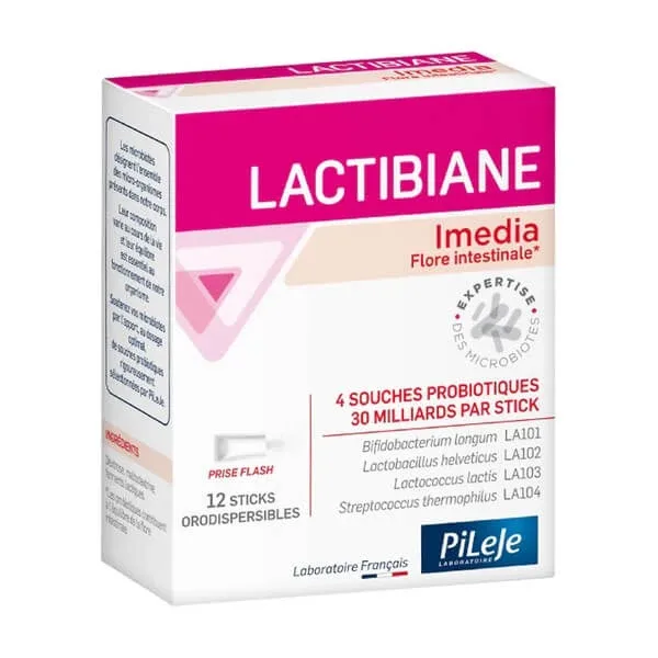 PiLeJe Lactibiane Imedia, pliculețe cu pulbere, 12 buc. — preț și oferte
