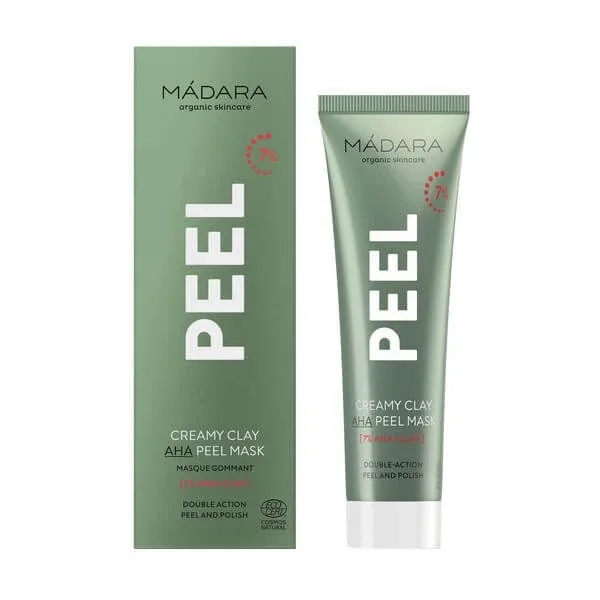 Mască de argilă cremoasă Madara 7% AHA, 60 ml — preț și oferte