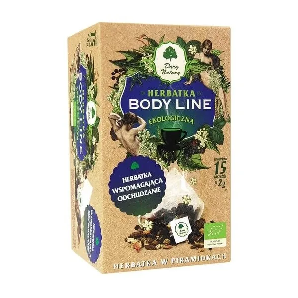 Dary Natury, ceai organic în piramide, linie de corp, 15 x 2 g — preț și oferte
