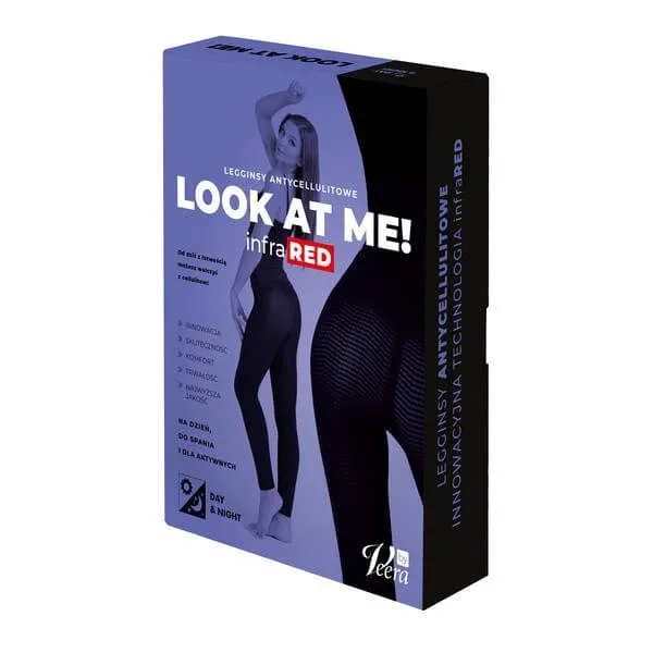 Look At Me! by Veera, jambiere anti-celulită, culoare negru, mărimea XL, 1 buc. — preț și oferte