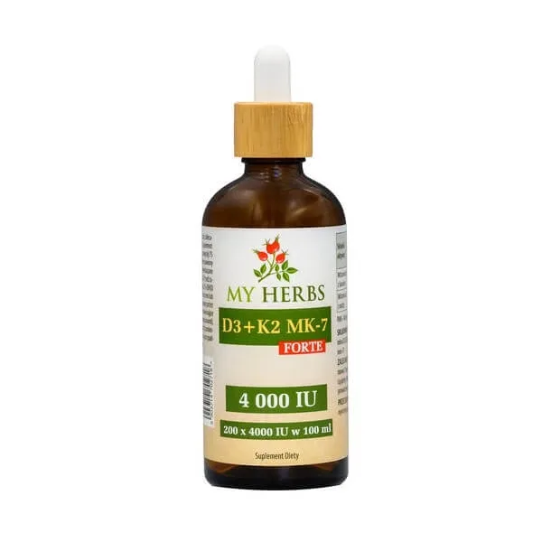 My Herbs D3 + K2 MK-7 Forrte, picături, 100 ml — preț și oferte